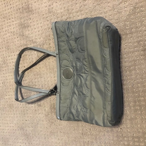 Coach Gray Shoulder Bag - Picture 1 of 8